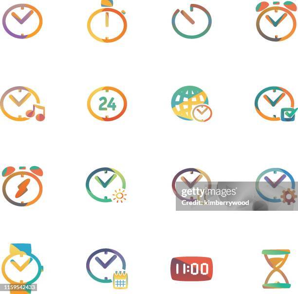 Digital Clock Time Face Digital Clock Face High Res Illustrations - Getty Images