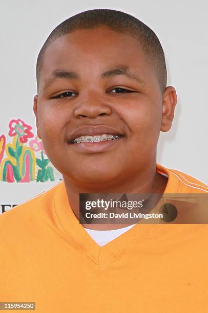 Actor Alex Christian Jones attends the Elizabeth Glaser Pediatric AIDS Foundation's "A Time For Heroes Event" at Wadsworth Theater on the Veterans...