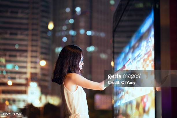 connect the future, shanghai, china - touching stock pictures, royalty-free photos & images
