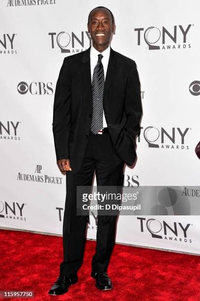 Don Cheadle attends the 65th Annual Tony Awards at the Beacon Theatre on June 12, 2011 in New York City.