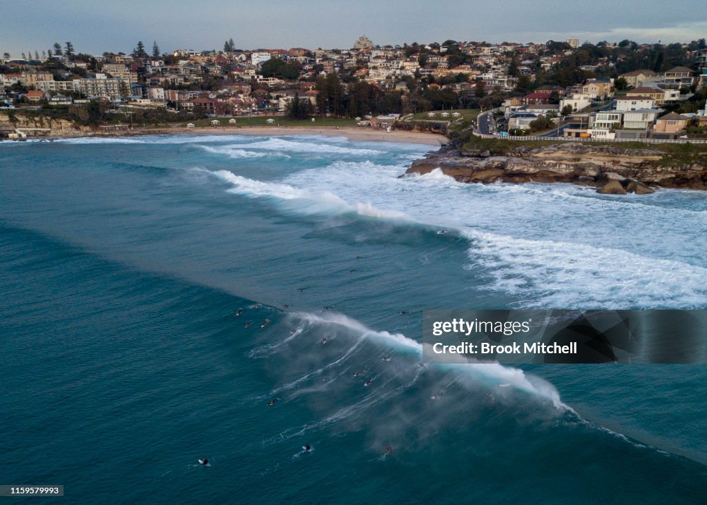 Large Swell Hits Sydney Beaches