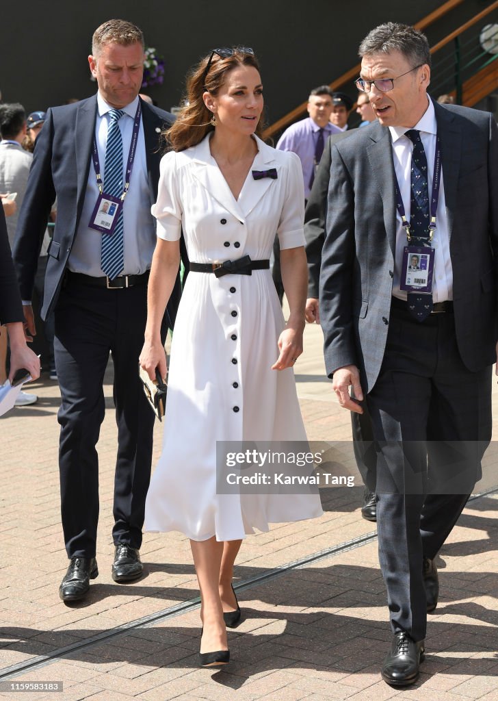 Celebrities Attend Wimbledon 2019