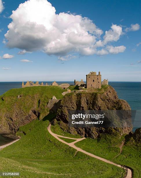 dunnottar castle, scotland - dunnottar castle 個照片及圖片檔