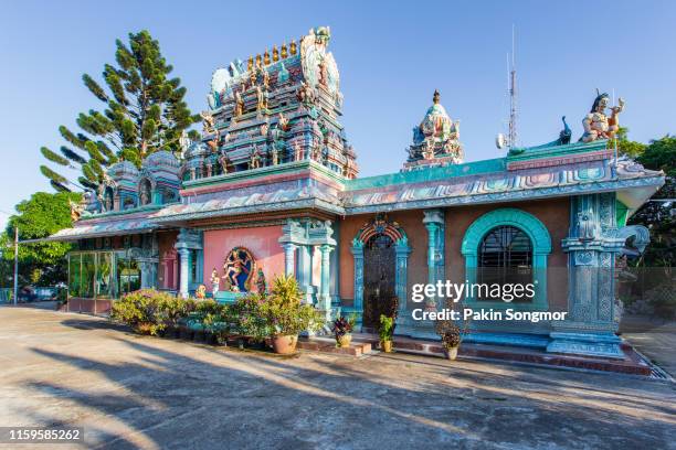 sri mahamariamman temple in george town is the oldest hindu temple in penang - penang state stock pictures, royalty-free photos & images