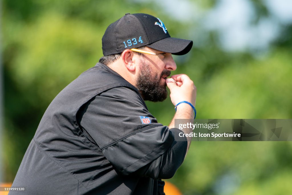 NFL: AUG 04 Detroit Lions Training Camp