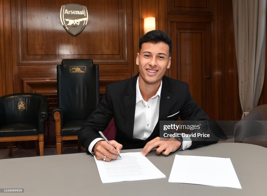 Arsenal Unveil New Signing Gabriel Martinelli