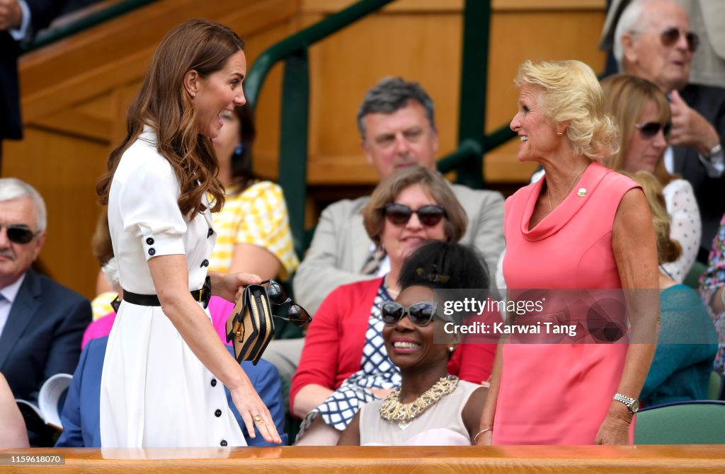 Celebrities Attend Wimbledon 2019