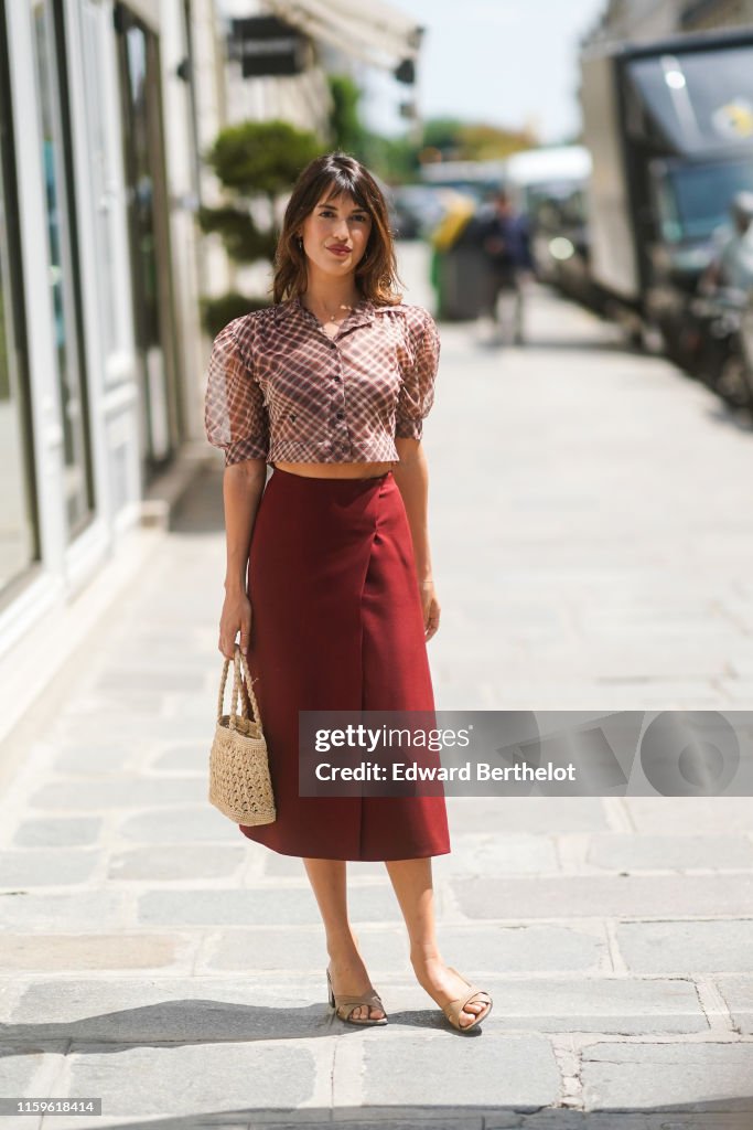 Street Style : Paris Fashion Week -Haute Couture Fall/Winter 2019/2020 : Day Two