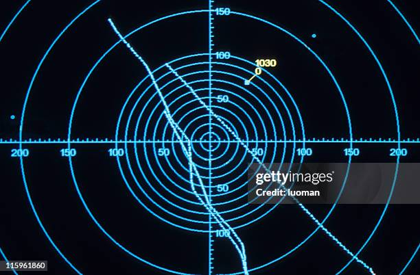 radar screen - radar stockfoto's en -beelden