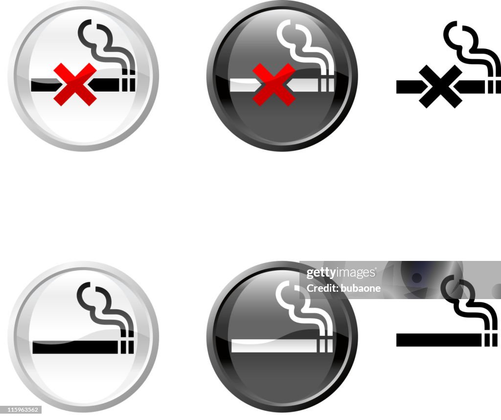 Non smoking royalty free vector art