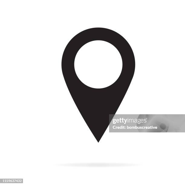 illustrations, cliparts, dessins animés et icônes de icône de carte de goupille - scène rurale