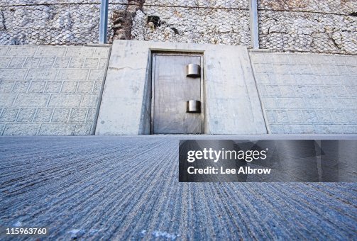 Ominous Front Door Ominous Door High-Res Stock Photo - Getty Images