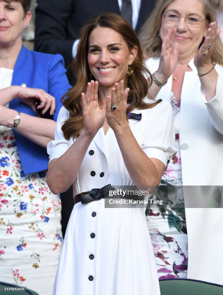 Celebrities Attend Wimbledon 2019