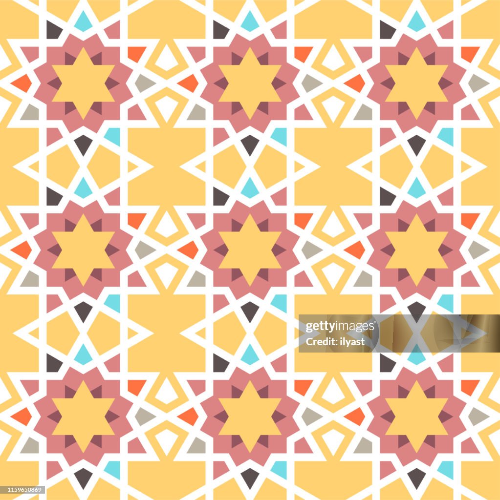 Islamic Geometric Vector Pattern Design