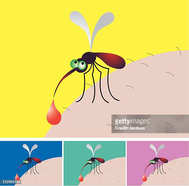moskito - parasit stock-grafiken, -clipart, -cartoons und -symbole