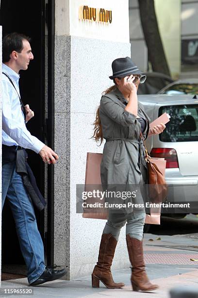 Singer Amaia Montero and a friend are seen sighting on June 13, 2011 in Madrid, Spain.