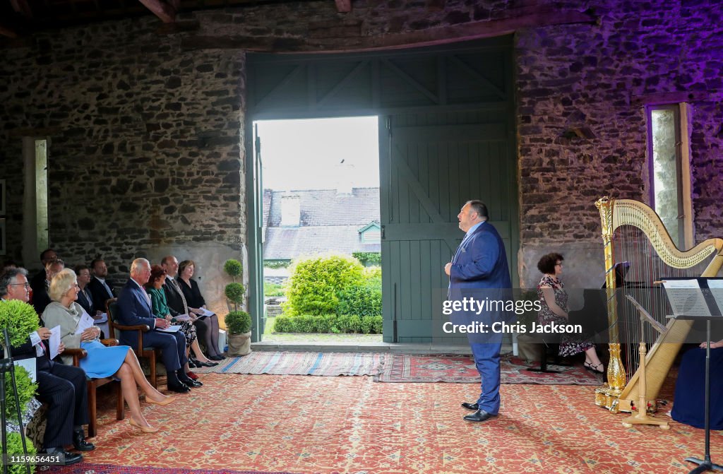 The Prince Of Wales And Duchess Of Cornwall Visit Wales