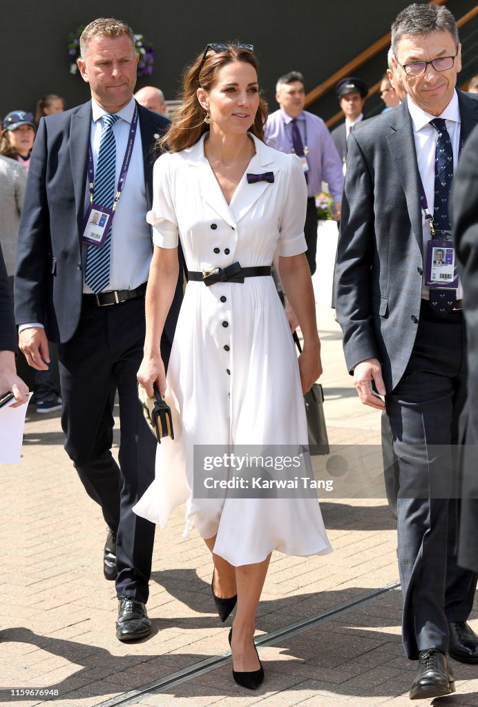 Celebrities Attend Wimbledon 2019