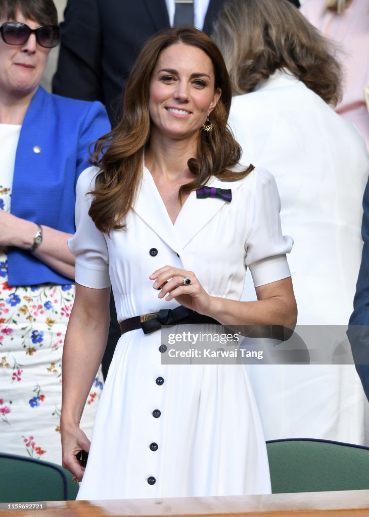 Celebrities Attend Wimbledon 2019