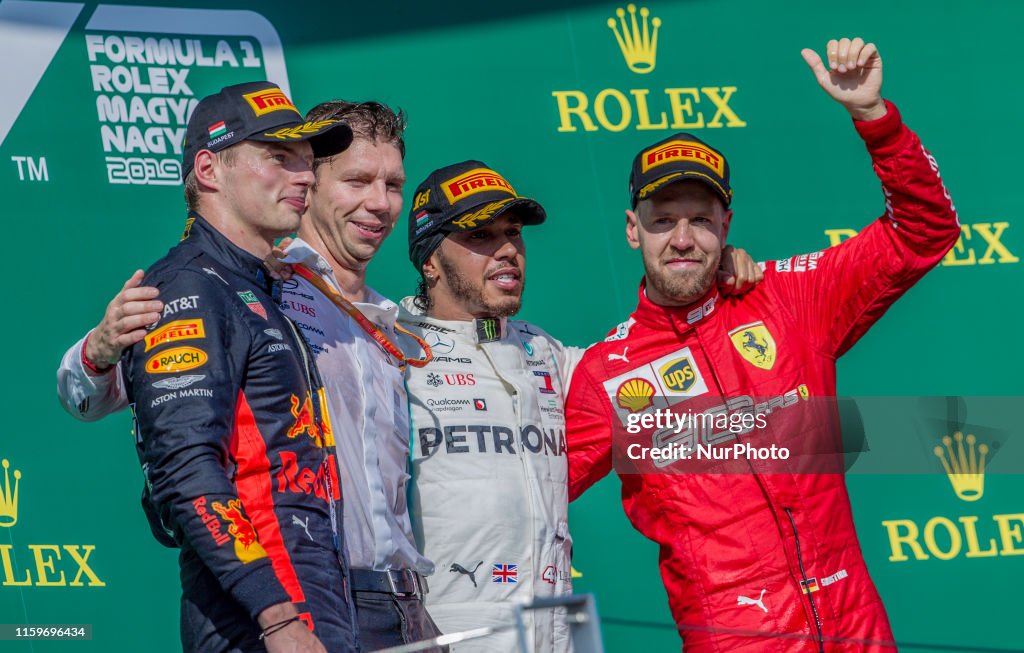 F1 Grand Prix of Hungary - Podium Ceremony