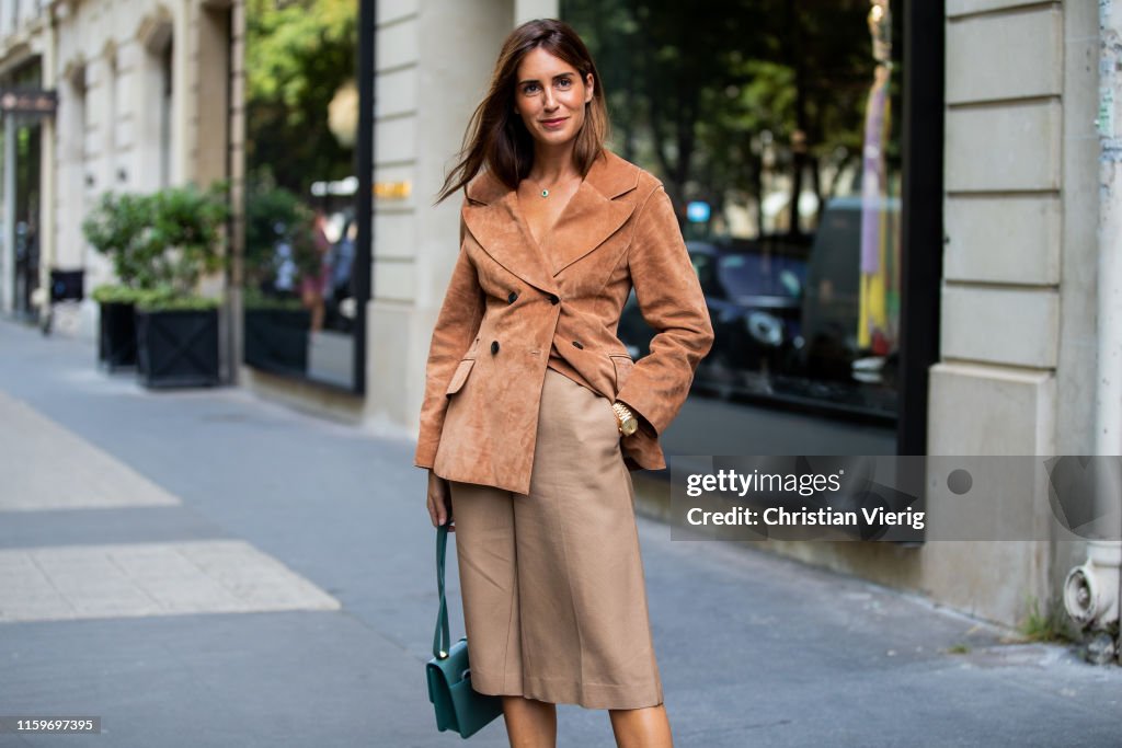 Street Style : Paris Fashion Week -Haute Couture Fall/Winter 2019/2020 : Day Two
