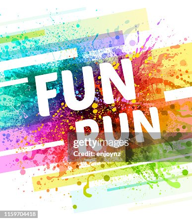 Fun Run Poster High-Res Vector Graphic - Getty Images