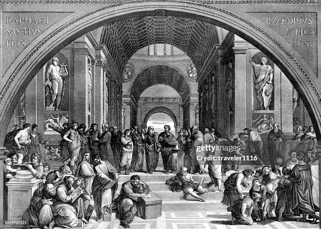 School Of Athens By Raphael