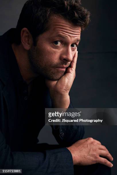 Misha Collins of The CW's 'Supernatural' poses for a portrait during the 2019 Summer Television Critics Association Press Tour at The Beverly Hilton...