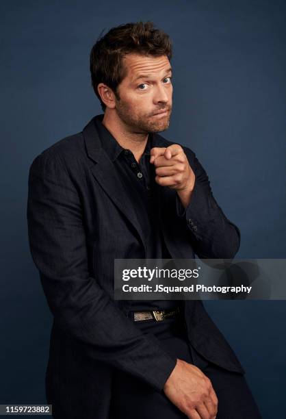 Misha Collins of The CW's 'Supernatural' poses for a portrait during the 2019 Summer Television Critics Association Press Tour at The Beverly Hilton...