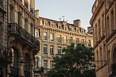 Typical french architecture in Bordeaux