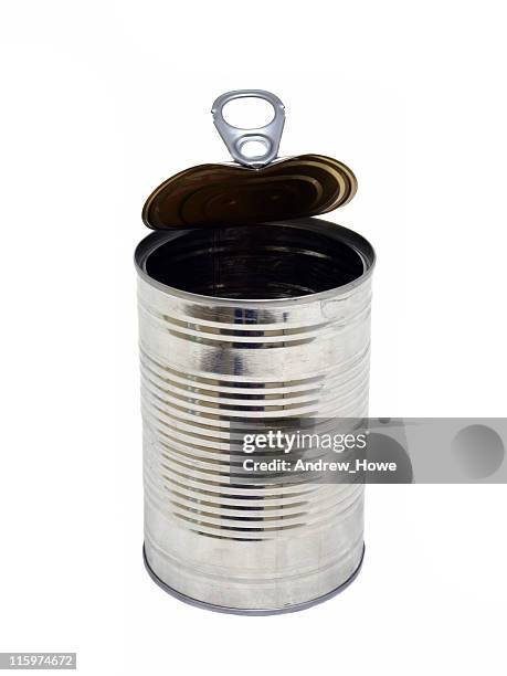 tin can - open tin can stock pictures, royalty-free photos & images