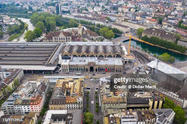 zurich train station in switzerland - zurich museum stock pictures, royalty-free photos & images