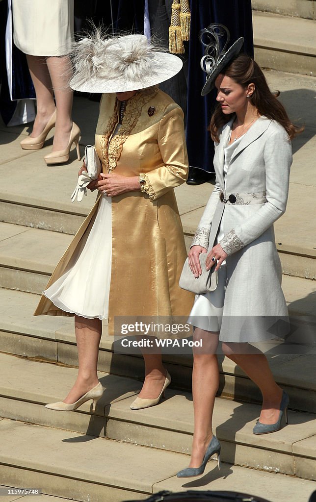Royals Attend The Order Of The Garter Service