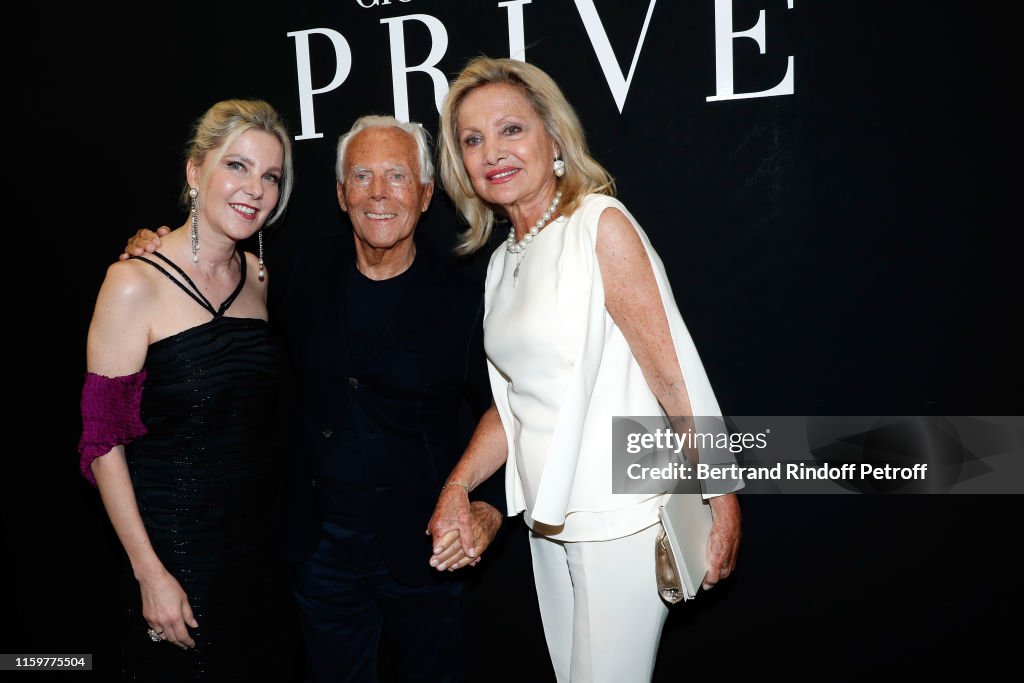 Giorgio Armani Prive : Front Row - Paris Fashion Week - Haute Couture Fall/Winter 2019/2020