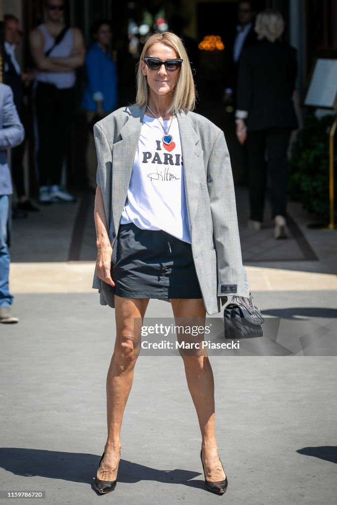 Celebrity Sightings In Paris - July 3, 2019