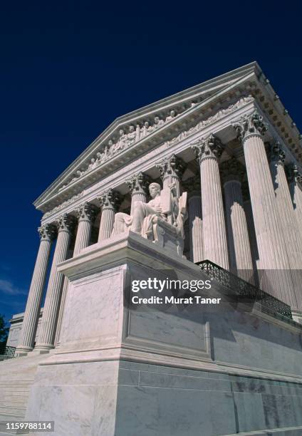 supreme court building in washington - us supreme court stock pictures, royalty-free photos & images