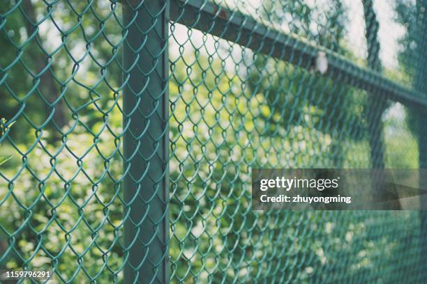 chainlink fence - chainlink fence stock pictures, royalty-free photos & images