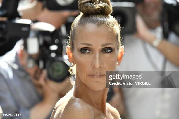 Celine Dion during the Alexandre Vauthier Haute Couture Fall/Winter 2019 2020 show as part of Paris Fashion Week on July 02, 2019 in Paris, France.