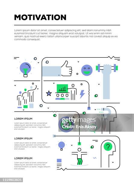 Graphstudy Motivation Design Motivation Infographic Design High-Res Vector Graphic - Getty Images