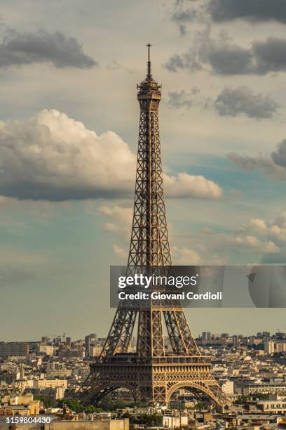 the eiffel tower, paris, france. - replica eiffel tower stock pictures, royalty-free photos & images