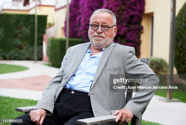 Fernando Savater poses at the International Menendez Pelayo University on July 03, 2019 in Santander, Spain.