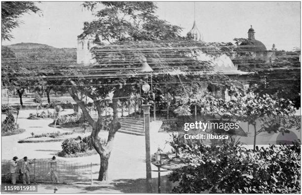 us army black and white photos: ponce, puerto rico - ponce stock illustrations