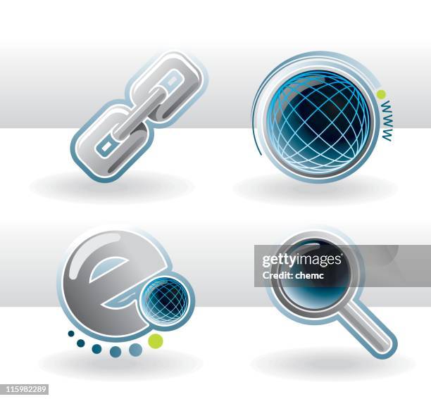 web ikonz - letter e icon stock illustrations