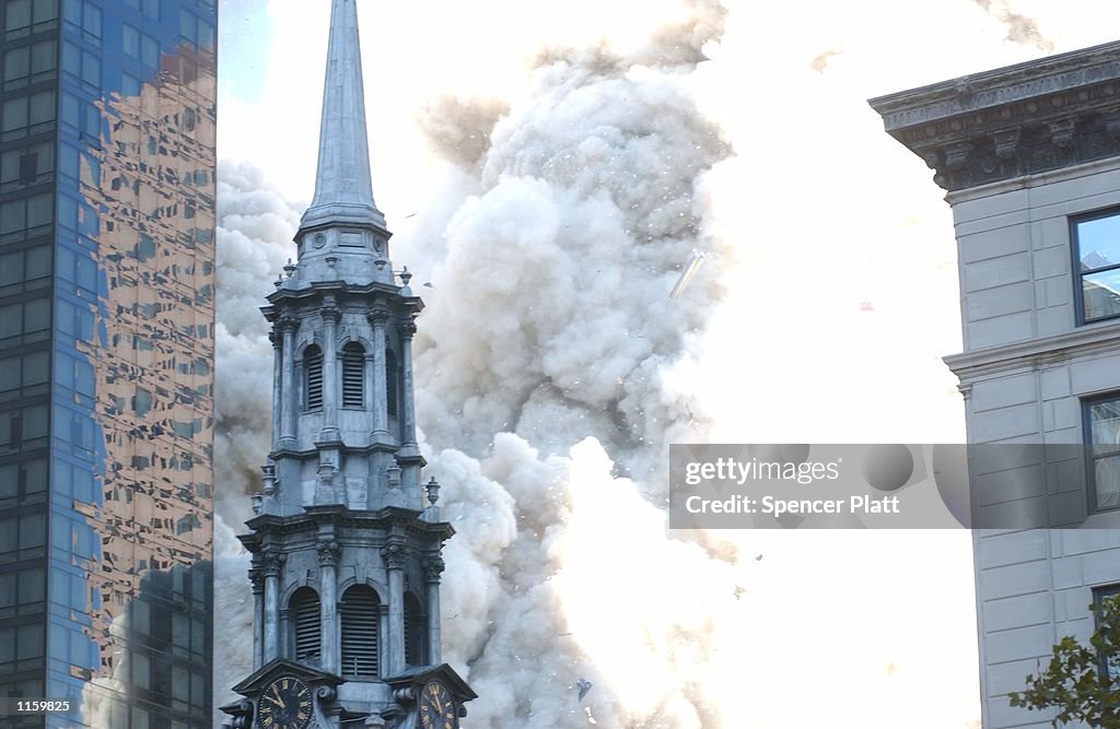 World Trade Center Attacked by Airplane