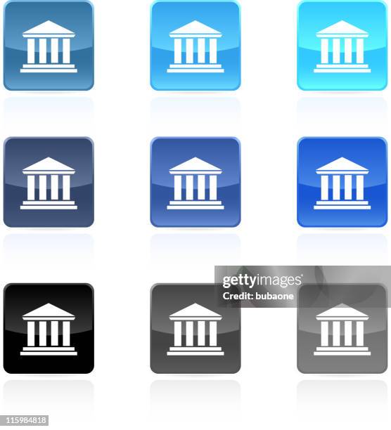 bank court house lizenzfreie vektorgrafiken - corinthian stock-grafiken, -clipart, -cartoons und -symbole