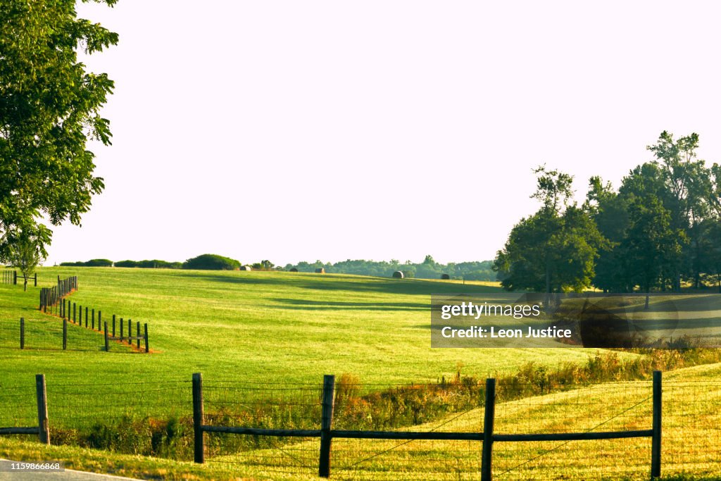 Distant Country Beautiful Country Farm Land