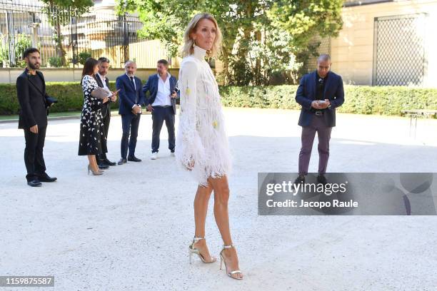 Celine Dion attends the Valentino Haute Couture Fall/Winter 2019 2020 show as part of Paris Fashion Week on July 03, 2019 in Paris, France.