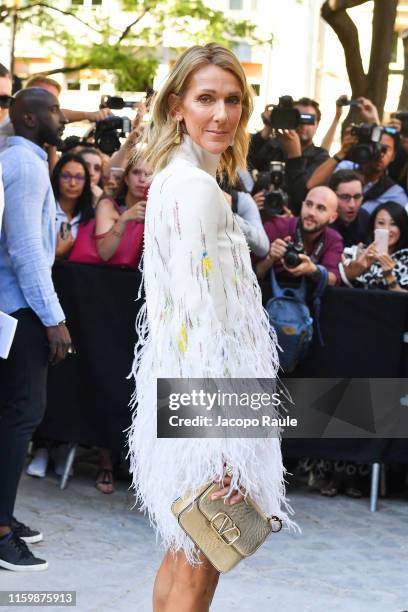 Celine Dion attends the Valentino Haute Couture Fall/Winter 2019 2020 show as part of Paris Fashion Week on July 03, 2019 in Paris, France.