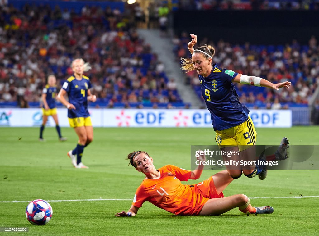 Netherlands v Sweden: Semi Final - 2019 FIFA Women's World Cup France