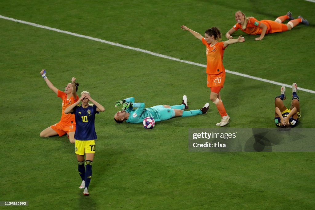 Netherlands v Sweden: Semi Final - 2019 FIFA Women's World Cup France